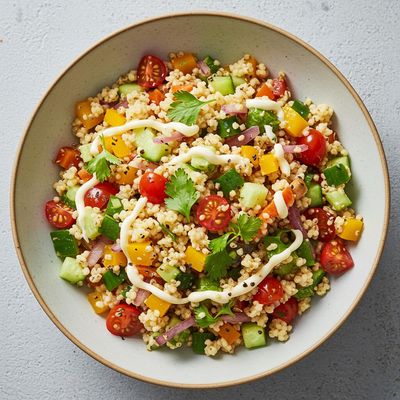 Rainbow Millet Salad